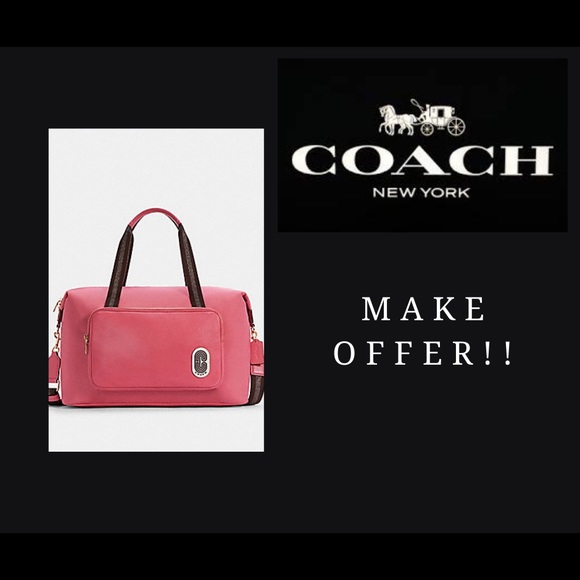 Nwt Authentic Coach Pink Confetti Court 